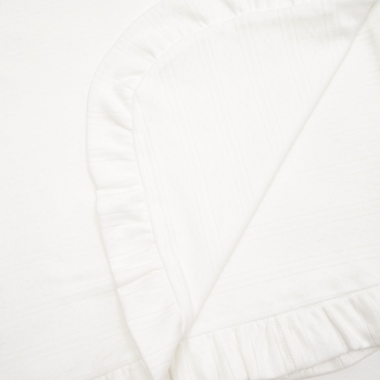 Плед Twins Softie, интерлок, 90x90 см, белый (9015-TSFI-01) - Pampik - 2