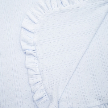 Плед Twins Softie, інтерлок, 90x90 см, блакитний (9015-TSFI-04) - Pampik - 2