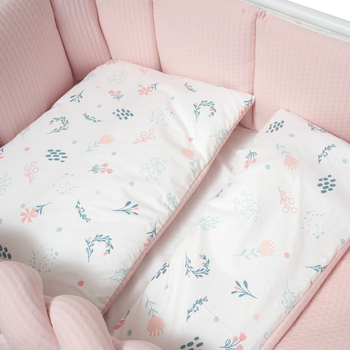 Постельный комплект Twins Cotton, 7 элементов, розовый (4077-TC-08) - Pampik - 4