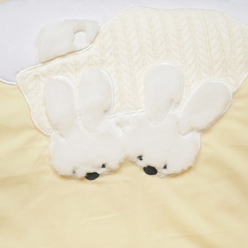 Постільний комплект Babycentre & Twins Moonlight, 6 елементів, ванільний (4011-BTMO-05) - Pampik - 5