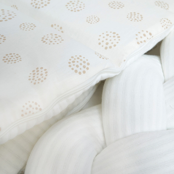 Постільний комплект Twins Cotton, 7 елементів, білий (4077-TC-01) - Pampik - 5