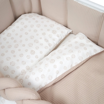 Постільний комплект Twins Cotton, 7 елементів, бежевий (4077-TC-02) - Pampik - 3