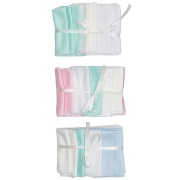 Салфетки детские Twins, интерлок, 20х20 см, 7 шт, multicolor (1602-STІ7-20) - Pampik