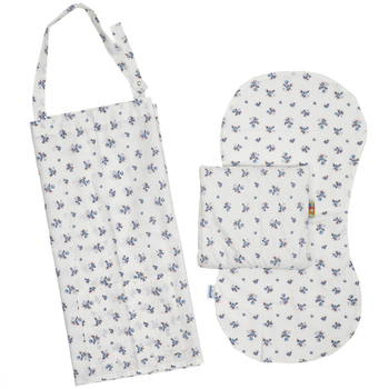 Набір для годування Twins, 3 елементи, білий з принтом, в асортименті (9000-TK3-20) - Pampik - 3