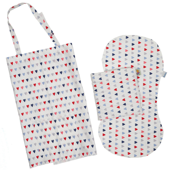 Набір для годування Twins, 3 елементи, білий з принтом, в асортименті (9000-TK3-20) - Pampik - 4