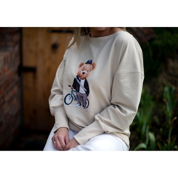 Світшот Ceba Baby Fluffy Puffy Teddy Bears Bart, р.L-XL, бежевий (W-860-132-686) - Pampik - 3