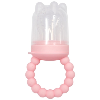 Ніблер силіконовий Twins Горошинки, рожевий (NG-03-02) - Pampik