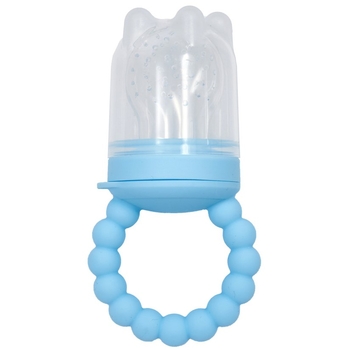 Ніблер силіконовий Twins Горошинки, блакитний (NG-03-04) - Pampik