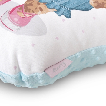 Подушка Ceba Baby Cuddie Fluffy Puffy Lizzy, дівчинка, 50х24 см (W-852-132-685) - Pampik - 5