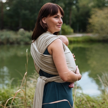 Трикотажный слинг-шарф Love & Carry Печенье (LC427) - Pampik - 2