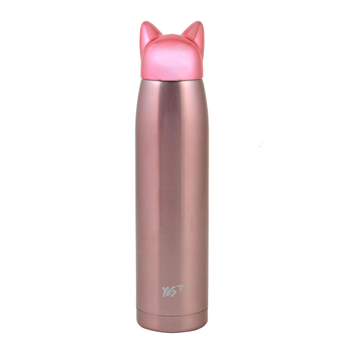 Термос Yes Pink Cat, 320 мл, розовый (707275) - Pampik