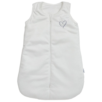 Спальний мішок Twins Сердечко, трикотаж, 0-6 міс, молочний (9099-ТSV-202С) - Pampik