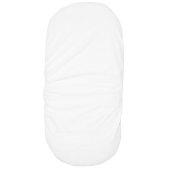 Наматрацник Twins в коляску, вологонепроникний махровий, 75х35 см, білий (6050-TNM-01) - Pampik