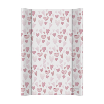Пеленатор Ceba Baby Ultra light Lots of Love, 70х50 см, біло-рожевий (W-204-000-748) - Pampik