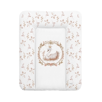 Сповивальний матрац Ceba Baby Basic Glamour Style, 70х50 см, біло-бежевий (W-143-000-784) - Pampik