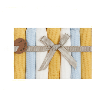 Набір серветок Caramel Sari, 19х19 см, 7 шт., жовтий з блакитним (MND9835) - Pampik