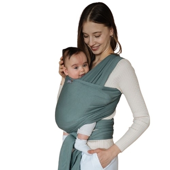 Трикотажный слинг-шарф Love & Carry Базилик (LC425) - Pampik