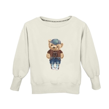 Світшот Ceba Baby Fluffy Puffy Teddy Bears Stu, р.S-M, білий (W-853-132-683) - Pampik