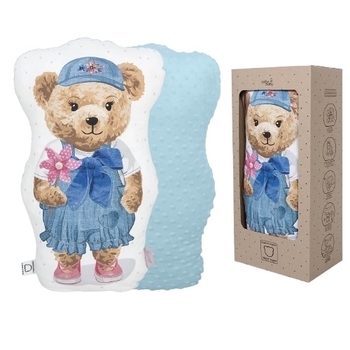 Подушка Ceba Baby Cuddie Fluffy Puffy Lizzy, дівчинка, 50х24 см (W-852-132-685) - Pampik