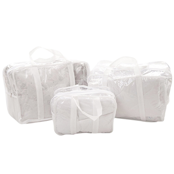 Набір сумок в пологовий Twins, 3 шт, білий (8000-3ел-01) - Pampik