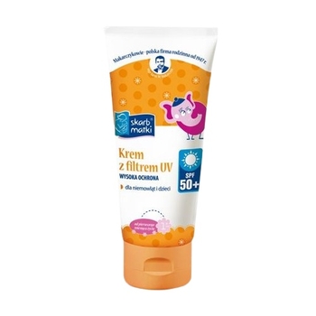 Крем Skarb Matki з УФ-фільтром SPF 50 для немовлят та дітей, 75 мл - Pampik