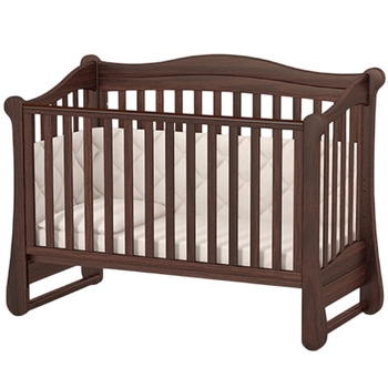 Ліжко Верес ЛД18, без коліс, без шухляди, горіх коричневий (18.3.1.1.03) - Pampik