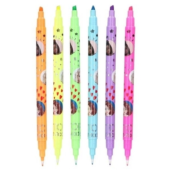 Набір фломастерів Depesche, неонові, 6 шт. (411383/36913) - Pampik - 3