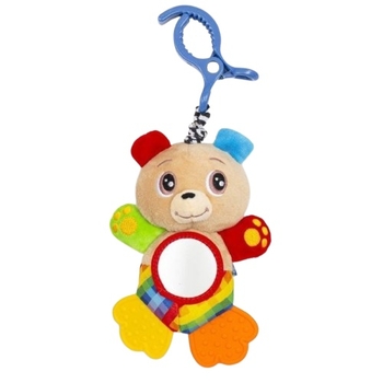 Плюшева вібро-підвіска Baby Mix Ведмедик (53591) - Pampik