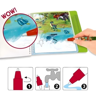 Книга-раскраска с водяным карандашом Depesche Aqua Magic (412095/36933) - Pampik - 3