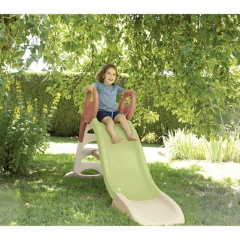 Гірка з водним ефектом Smoby Life, довжина 150 см, зелений з бежевим (7600820510) - Pampik - 7