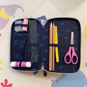 Пенал с наполнением и подсветкой Depesche Белая лошадь, синий (410530/35786) - Pampik - 8