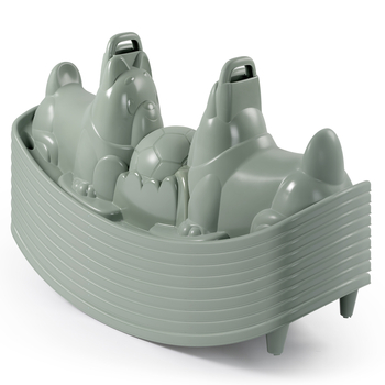 Качели двойные Smoby Life Собачки, 115x50x51 см, серый (7600830211) - Pampik - 3