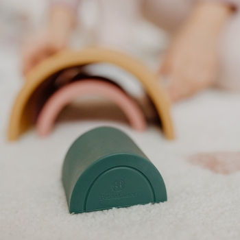 Cиліконовая пірамідка Petite&Mars Rainbow Misty Green (599817) - Pampik - 6