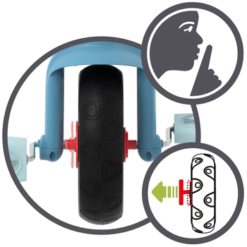 Трехколесный велосипед 2 в 1 Smoby Toys Би Муви, голубой (740331) - Pampik - 8