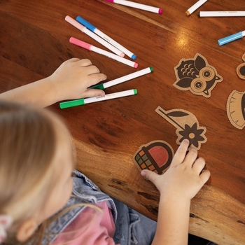 М'яка іграшка Petite&Mars Ведмедик Matt, 34 см, коричневий (631756) - Pampik - 8