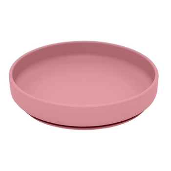 Тарілка Petite&Mars Dusty Rose, силіконова, на присосці, 400 мл, рожевий (708820) - Pampik