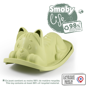 Гойдалка Smoby Life Кошеня, 78х38х35 см, зелений (7600830108) - Pampik - 3