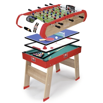 Деревянный многофункциональный стол Smoby Павер Плей 4 в 1, 120х90х87 см (7600640002) - Pampik - 5