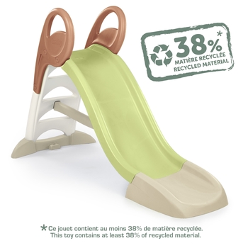 Гірка з водним ефектом Smoby Life, довжина 150 см, зелений з бежевим (7600820510) - Pampik - 3