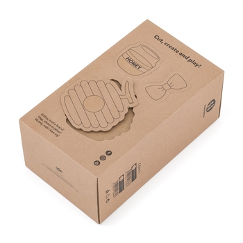 М'яка іграшка Petite&Mars Ведмедик Matt, 34 см, коричневий (631756) - Pampik - 5