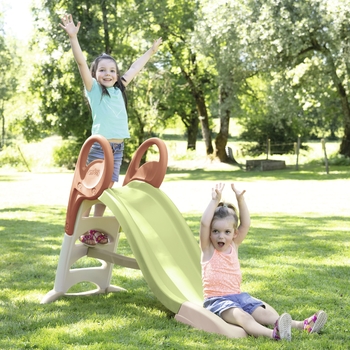 Гірка з водним ефектом Smoby Life, довжина 150 см, зелений з бежевим (7600820510) - Pampik - 8