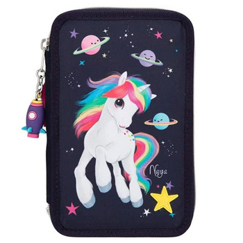 Пенал с наполнением и подсветкой Depesche Пони, темно-синий (411167/35798) - Pampik