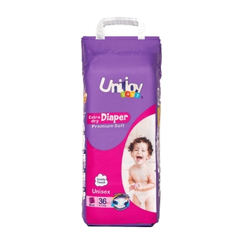 Підгузки на липучках Unijoy Soft 3 (6-9 кг), 36 шт. - Pampik