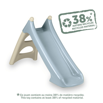 Гірка з водним ефектом Smoby Life, довжина 90 см, блакитний з бежевим (7600820630) - Pampik - 2