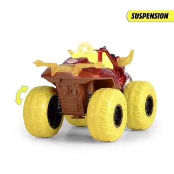 Машинка Dickie Toys Палаючий вогняний монстр, пар, звук, світло, 25 см (3754003) - Pampik - 3