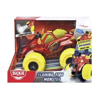 Машинка Dickie Toys Палаючий вогняний монстр, пар, звук, світло, 25 см (3754003) - Pampik - 8