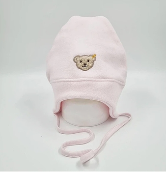 Шапочка велюровая Steiff, 3-4 года, розовый (0006865/8428) - Pampik - 4