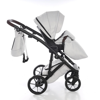 Універсальна коляска 2 в 1 Junama Space Waffle 01, сірий (J-SpW-01) - Pampik - 10