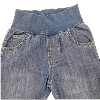 Джинси Steiff, котон/джинс, 6-9 міс., синій (6512724/13228) - Pampik - 3