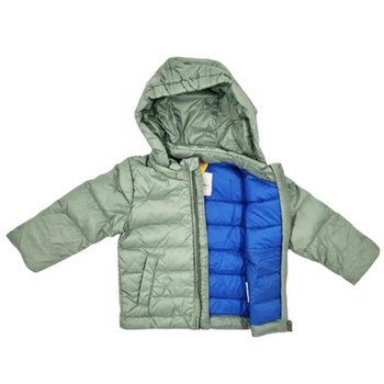 Куртка пуховая Steiff стеганная с капюшоном, 3 мес, оливковый (6513509/13245) - Pampik - 2